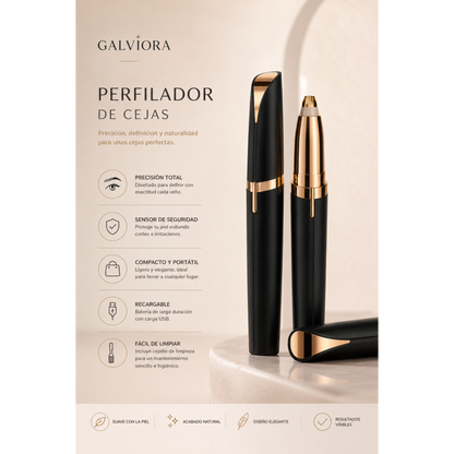 Perfilador de Cejas Eléctrico de Precisión