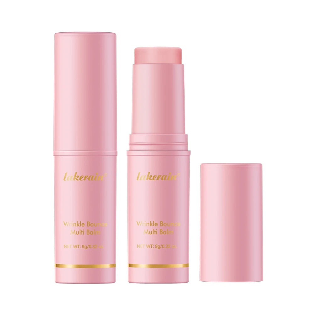 Wrinkle Bounce Multi Balm Extract Deep Hydrating Facial Skin Multi-Functional Pink Balm Stick Skin Care Makeup Base Products